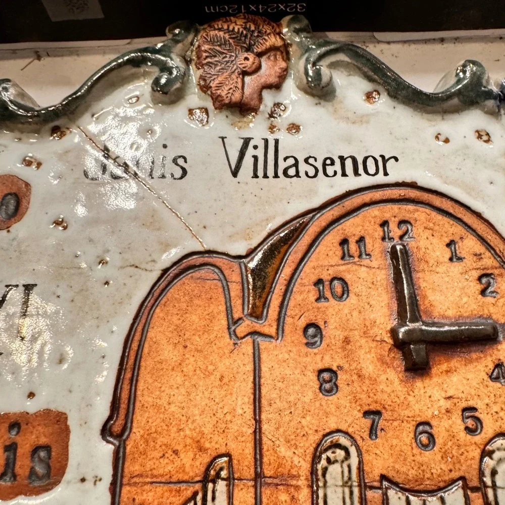 Vtg 1997 Mathiasen‎ Studio Pottery Tam High School Wall Plaque Janis Villasenor